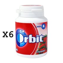 Orbit Strawberry Chewing Gum Tubs 46pcs - 6 x 64g - $36.93