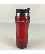 Carnival Cruise Lines Souvenir Red Reusable Drink Cup Water Bottle Colle... - £14.62 GBP