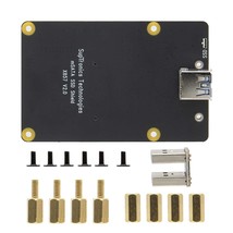 Geekworm Raspberry Pi 4 mSATA SSD Adapter X857 V2.0, Raspberry Pi 4 Model B X857 - £40.95 GBP