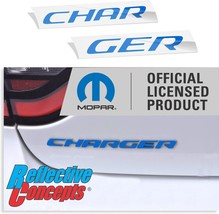 CHARGER Emblem Overlay Decal Sticker for 2015-2023 Dodge Charger - $15.00