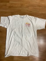In N Out Burger Shirt Mens Large White California 2012 Burgers Distressed - $11.88