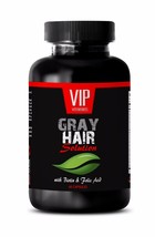 Hair Loss Vitamins - Gray Hair Solution SUPPLEMENT- Avoid Graying -1Bot - £13.47 GBP