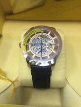 New Mens Invicta 23639 Objet D Art Automatic Skeleton Dial Leather Strap Watch - £120.55 GBP