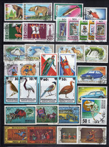 Mongolia Stamp Collection Used Space Birds Wildlife ZAYIX 0424S0281 - £7.04 GBP