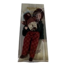 Vintage NEW in Box 1984 Kurt S. Adler Porcelain Boy And Baby Doll Ornament - $73.87
