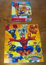 Marvel SPIDER-MAN &amp; Friends JIGSAW PUZZLE 25 Iron Man Captain America Hu... - £9.89 GBP
