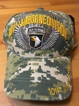 101st Airborne Division &amp; logo on a light camo ball cap - £15.73 GBP