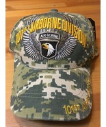 101st Airborne Division &amp; logo on a light camo ball cap - €17,36 EUR