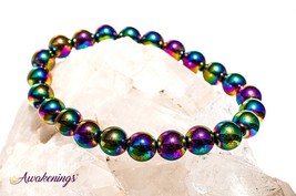 Rainbow Hematite Bracelet - 8mm - $7.77