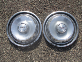 Lot of 2 1969 to 1971 Ford Torino Fairlane Falcon 14 inch hubcaps wheel covers - £39.26 GBP