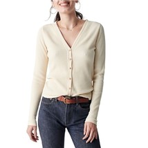 FAHERTY Eira Waffle Top, Beige/Oat, Size, Medium, (8-10) NWT - $79.00