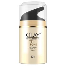 Olay Total Effects Day Cream |with Vitamin B5, Niacinamide, Green Tea SPF 15 50g - £13.65 GBP
