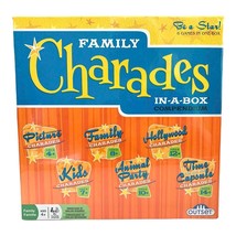 Family Charades in a Box 6 Games in 1 BOX 4 Players 4 &amp; Up Outset Games NEW - £16.96 GBP