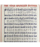 Star Spangled Banner Esso Gas And Oil Sheet Music Promo 1960s Lithograph... - $465.61 MXN
