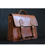 Genuine Leather Mens Briefcase Laptop Business Bag - $149.00