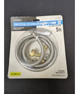 Everbilt 5 ft. Universal Dishwasher Supply Line 5&#39; Braided Stainless Ste... - $7.91