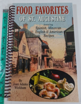 Food Favorites Of St. Augustine By Joan Adams Wickham Spiral Very Good 2002 - £11.98 GBP