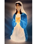 Vintage Empire Mary 26&quot; Christmas Blow Mold Nativity Plastic Lighted - $1,095.84 MXN