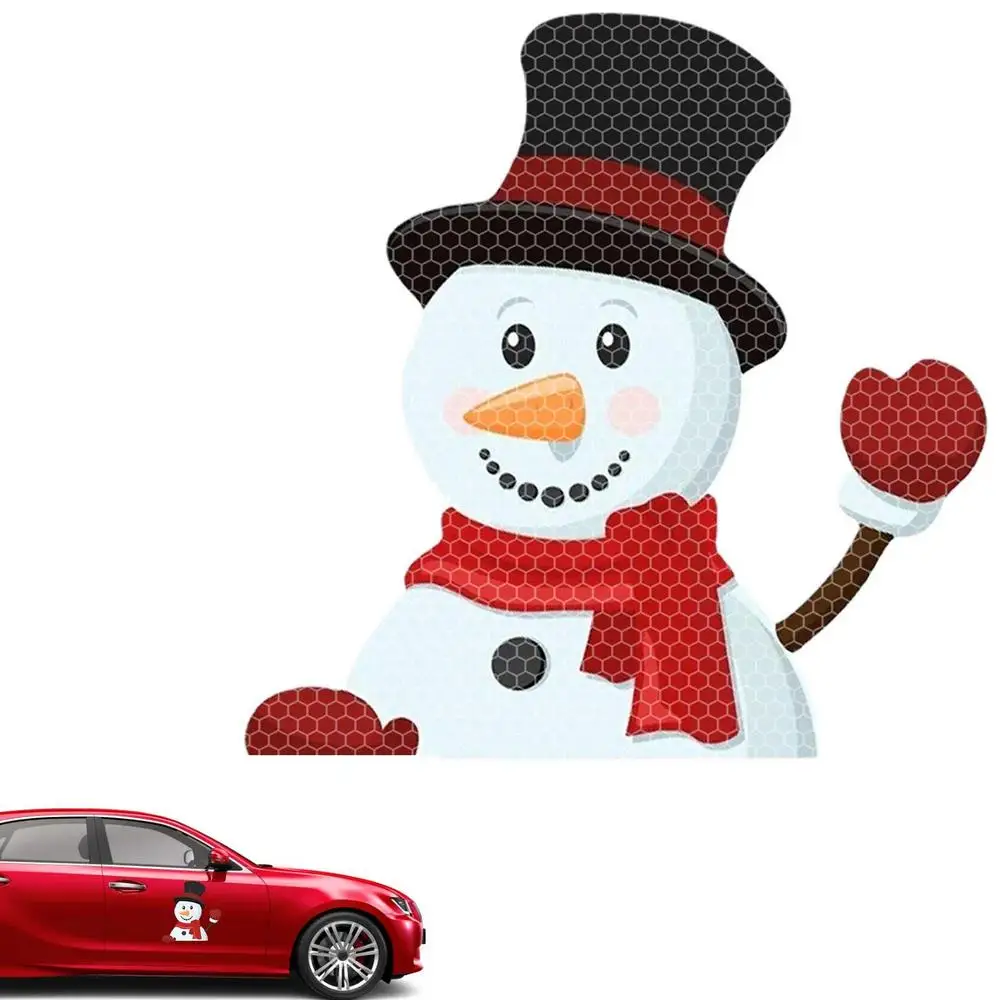 Christmas Car Magnetic Sticker Christmas Car Refrigerator Decorations Rein Santa - £65.64 GBP