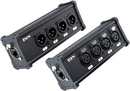LyxPro 4 Channel 3 Pin Multi Network XLR Cable Breakout for Stage Sound Lighting - £61.20 GBP