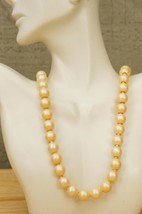 VINTAGE Costume Jewelry POP BEADS 1960&#39;s Faux Pearl Necklace 22&quot; Long - $19.79