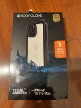 Body Glove  Tidal Waterproof Phone Case for iPhone 15 Pro - Black/Clear - $10.00