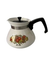 Corning Ware Spice Of Life 6 Cup Coffee Tea Pot With Lid - £17.64 GBP