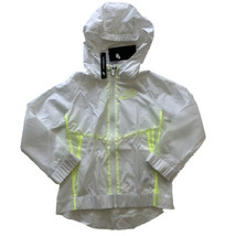 Nike Girls Sportswear Windrunner Full Zip Jacket White Little Kid CU0043 XS 6-7 - $24.99