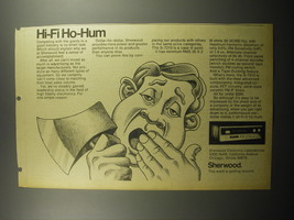 1974 Sherwood S-7210 Receiver Advertisement - Hi-Fi Ho-Hum - £14.78 GBP