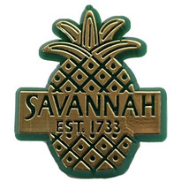 Savannah Georgia Est 1733 City State Souvenir Plastic Lapel Hat Pin Pinback - $4.95