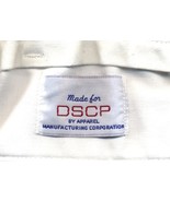 Men&#39;s DSCP Dress White Pants Trousers Slacks 37R x 34 Apparel Mfg. Army ... - $16.46 CAD