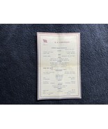 Vintage 1934 S.S. Contessa Lunch Menu - VICCARO LINE - €29,60 EUR
