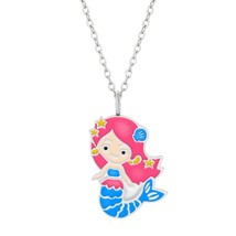 Mermaid Necklace 925 Sterling Silver - £14.93 GBP