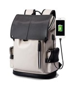 15.6 Inch Large Laptop Bag , Vegan Leather, Waterproof, External USB, Tr... - €105,04 EUR