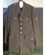 US Army Vietnam 7th Transportation Corps Dark Green Uniform Jacket 38R P... - €34,73 EUR