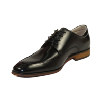 Men's Dress Shoes STEVE MADDEN Soft Leather upper Lace Up TASHER Black image 4