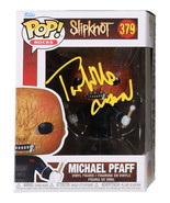 Michael Pfaff Signed &quot;Slipknot&quot; #379 Funko Pop! Vinyl Figure (Beckett) - £112.44 GBP