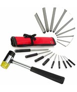 Roll Pin Punch Set With Soft Mallet - 1/16&quot; - 5/16&quot;, Jewelry And Craft - $607.58 MXN