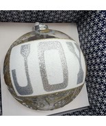 Jonathan Adler Happy Chic Christmas JOY Ornament 5.5&quot; Holiday Sparkle New - £23.50 GBP