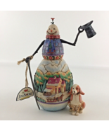 Jim Shore &quot;Snowman&#39;s Best Friend&quot; Dog 4008111 Statue Figurine 2007 Enesc... - $97.96
