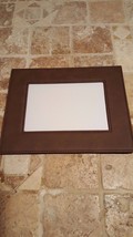 Leatherette Picture Frame approximately 8 x 10 Photo Frame Holds 5x7 Picture T-3 - £11.15 GBP