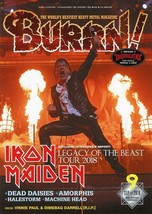 Burrn! Japanese Magazine Sep 2018 Iron Maiden Halestorm Lizzy Borden Japan - £17.96 GBP
