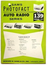 Sams Photofact Auto Radio Series AR-139 [Paperback] [Jan 01, 1973] - £15.11 GBP