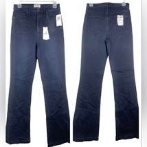 NEW Le Jean Remy High Rise Flare Dark Blue Jeans Size 27 - £116.66 GBP