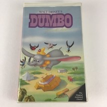 Walt Disney VHS Tape Dumbo Black Diamond Pink Cover Movie Circus Flying Elephant - £12.62 GBP