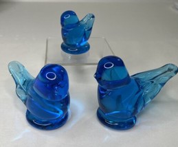 Vintage Ron Ray Bluebirds of Happiness Art Glass - 2 Signed 1998 1995 LotOf 3 - £17.74 GBP