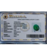 Natural Green Colombian Oval Emerald Gemstone 7.50 Carat, IGL Certificat... - $5,149.75 MXN