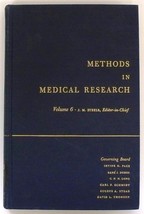 Methods in Medical Research (Volume 6) [Hardcover] [Jan 01, 1954] J. Mur... - £3.18 GBP