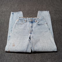 * Vintage Levis 550 Jeans Women 9 JR L Blue Relaxed Tapered Leg 90s Y2K Pants - £18.08 GBP