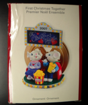 Carlton Cards Heirloom Christmas Ornament 2007 First Christmas Together ... - £9.58 GBP